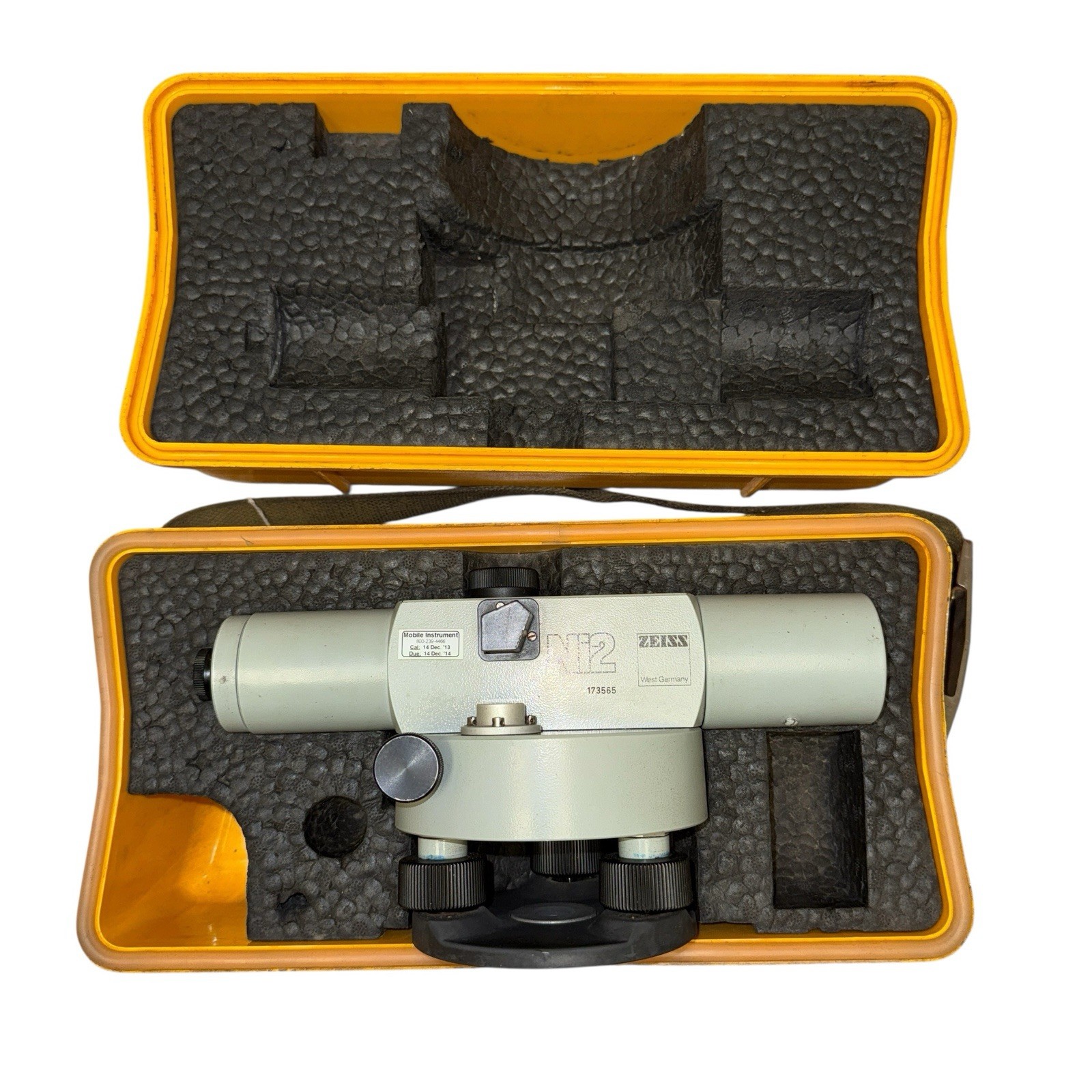 ZEISS NI2 AUTOMATIC LEVEL SURVEYING w/ CASE West Germany