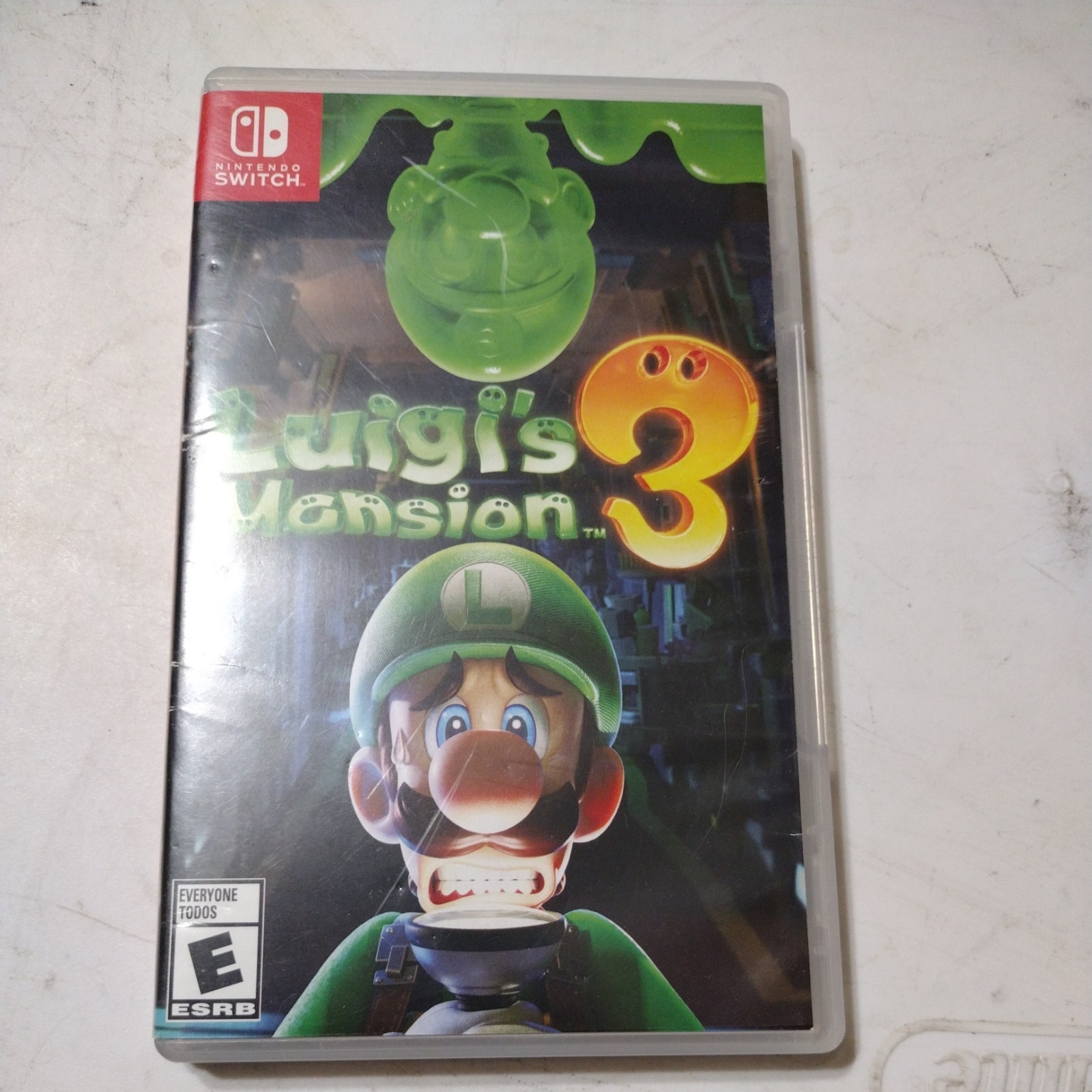 Authentic Replacement CASE ONLY for LUIGI'S MANSION 3 - Nintendo Switch Box