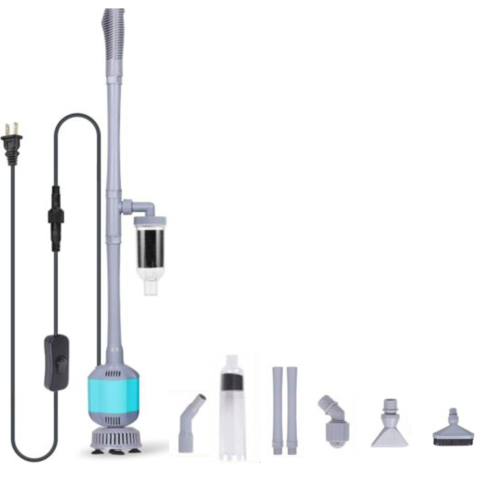 hygger 5-in-1 Electric Aquarium Gravel Cleaner 360GPH Fish Tank Vacuum