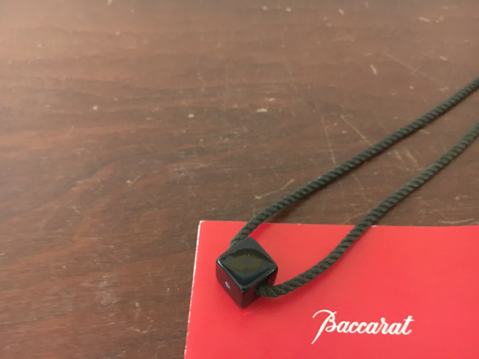 Black Crystal Necklace by Baccarat