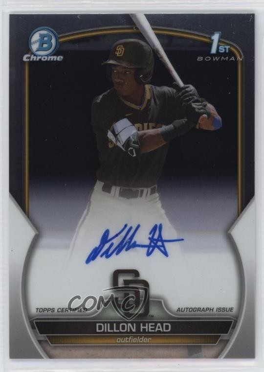 2023 Bowman Draft Chrome Prospect Auto Dillon Head #CDA-DHE Auto 06gz