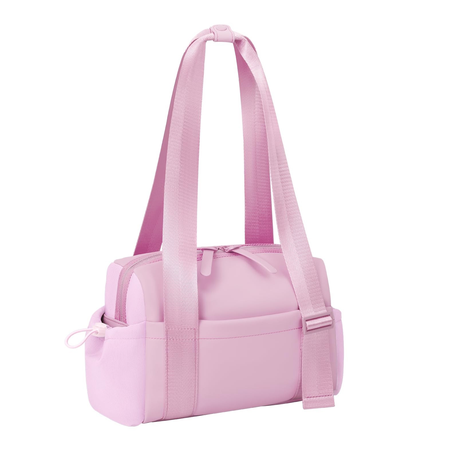 Mini Gym Bag for Women Girls Small Tote with Wet Mini, Pink-12in 