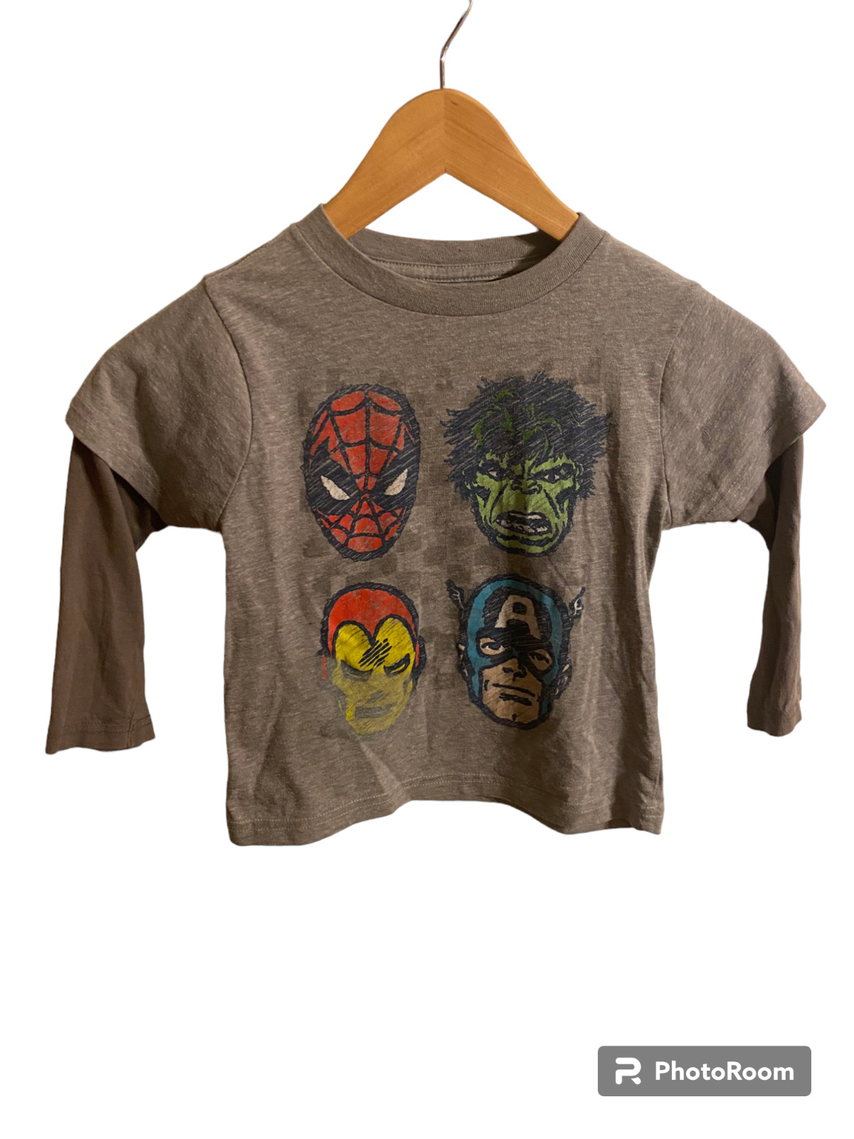 Marvel Superhero long sleeve t shirt 4t