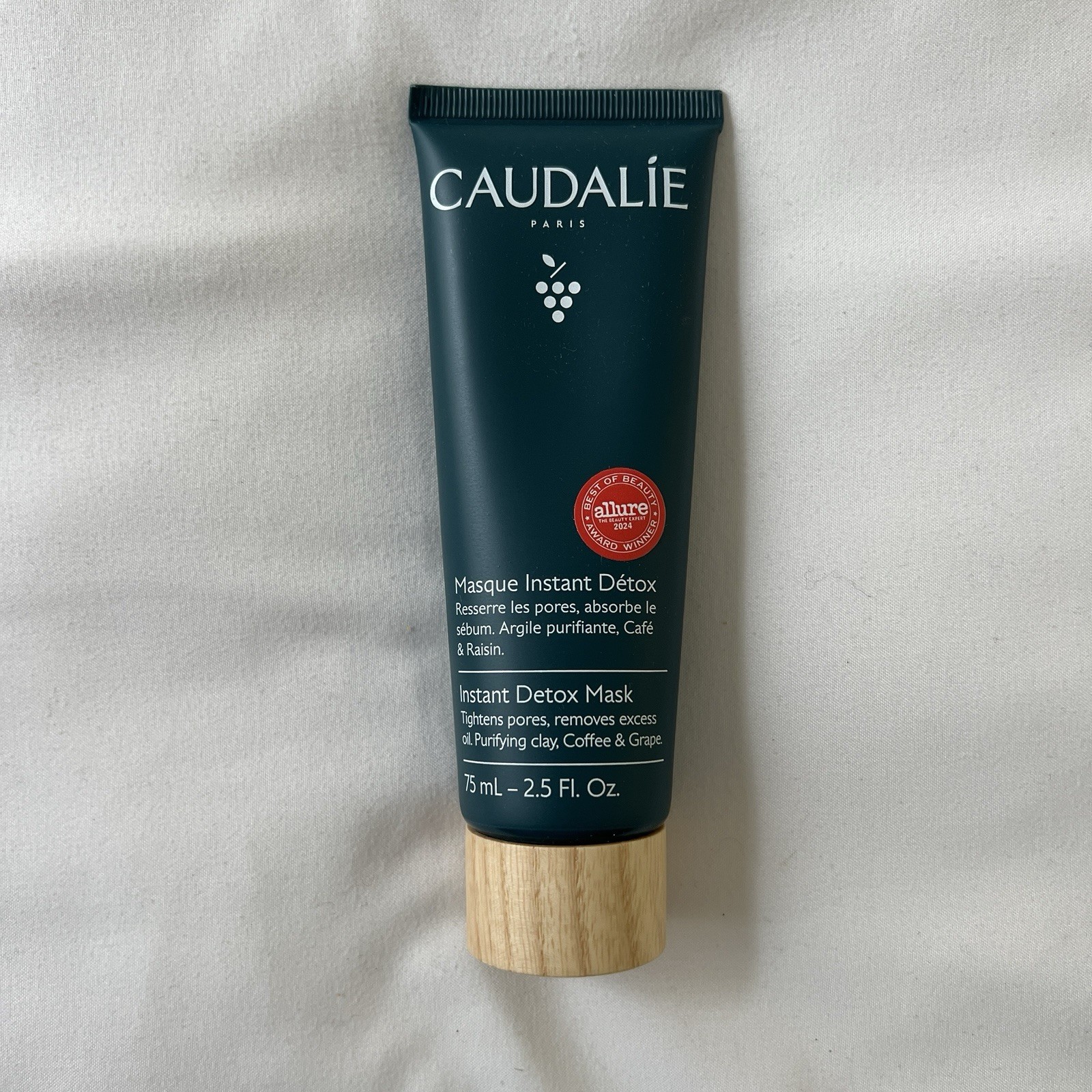 Caudalie Instant Detox Mask 75ml/2.5fl.oz. New Sealed.