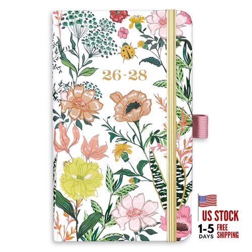 2026-2028 Pocket Planner/Calendar - 3 Year Monthly 3 Year Planner 2026-2028