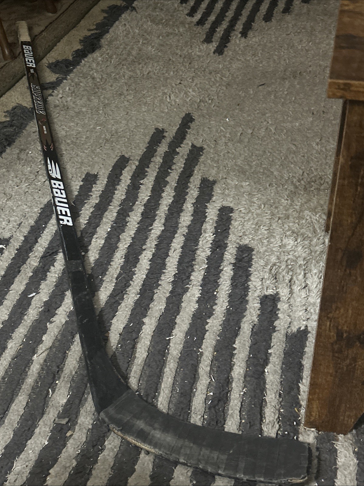 Cam Russell Chicago Blackhawks Bauer Supreme Game Used Stick