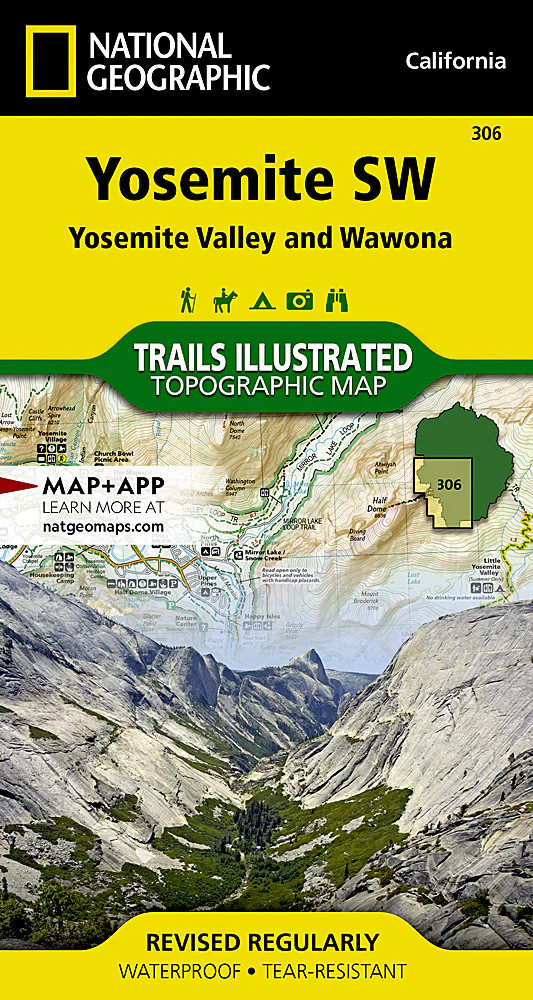 Yosemite SW, Valley & Wawona: Map #306