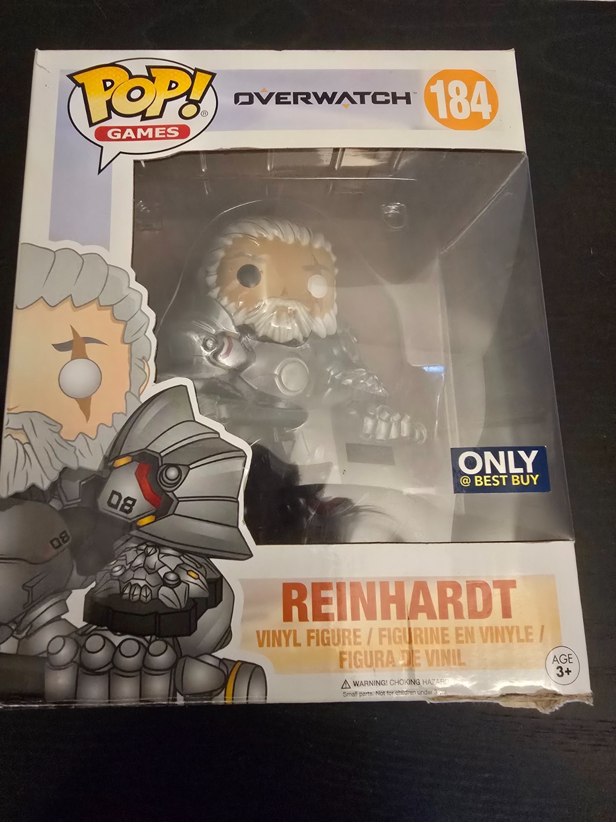 Funko Pop! Vinyl Super 6": Overwatch - Reinhardt - Best Buy  (Exclusive) #184