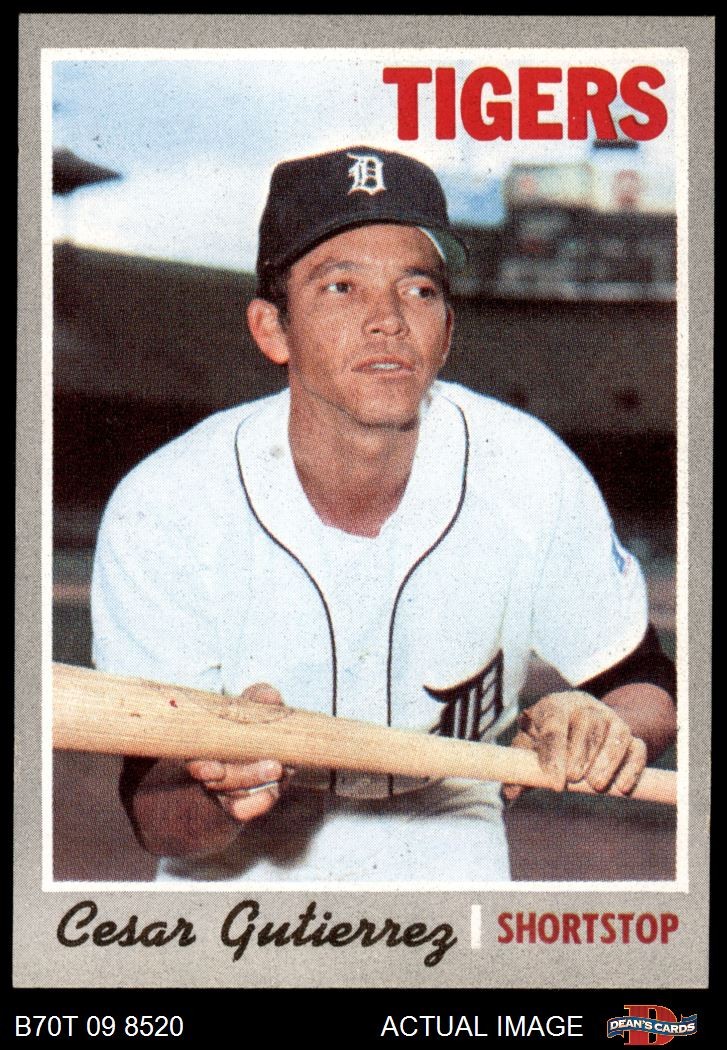 1970 Topps #269 Cesar Gutierrez Tigers 8 - NM/MT