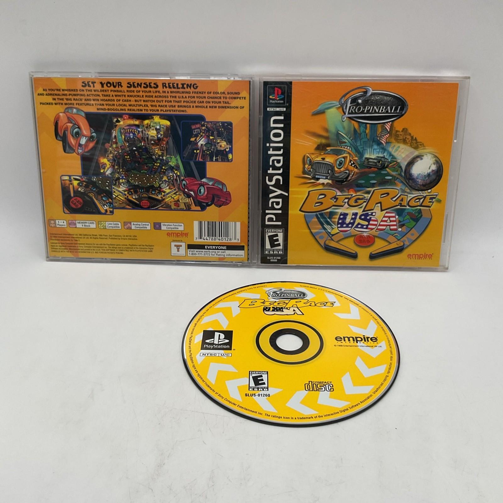 Pro-Pinball: Big Race USA (PlayStation) PS1