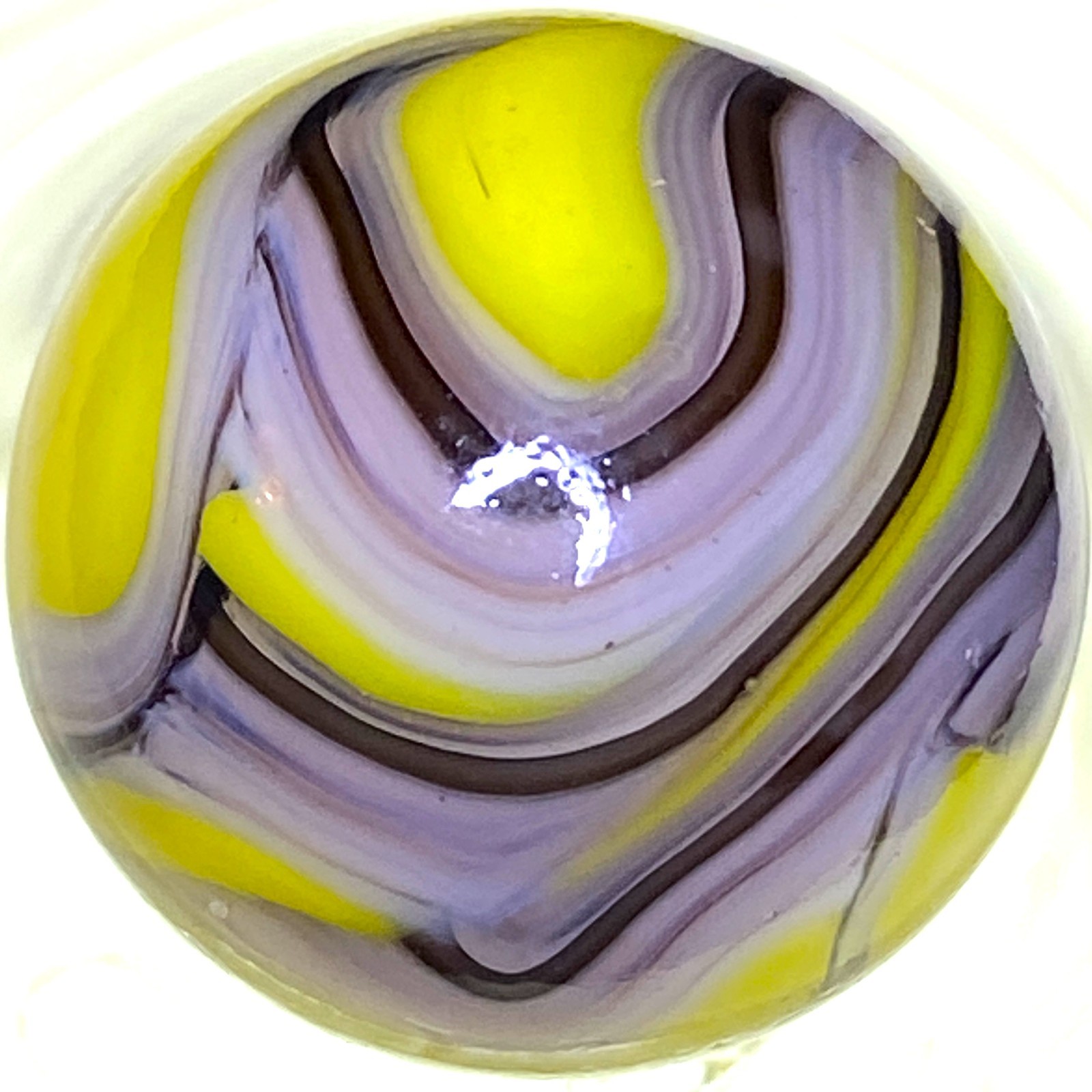 DAS/JABO BRIGHT YELLOW PATCHES WITH GREY BANNED SWIRLED SHOOTER .71" BOX03/336