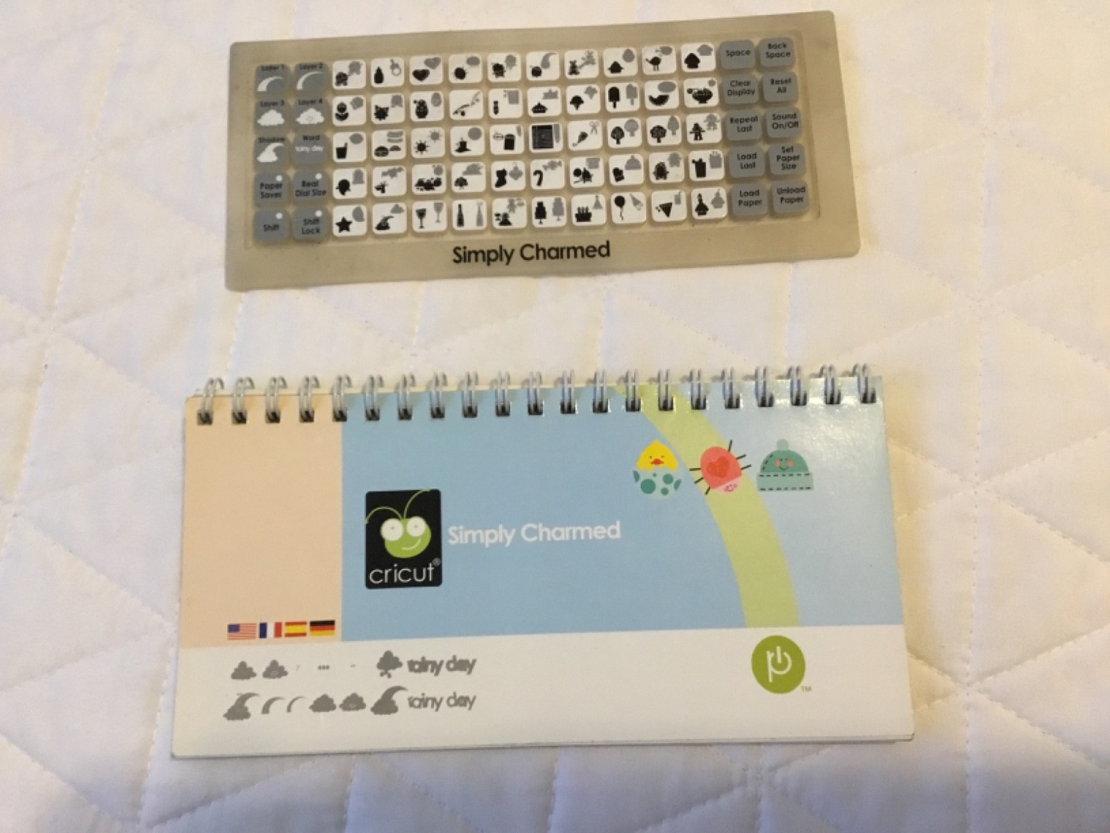 Cricut Shapes Cartridge SIMPLY CHARMED (No Box or cartridge