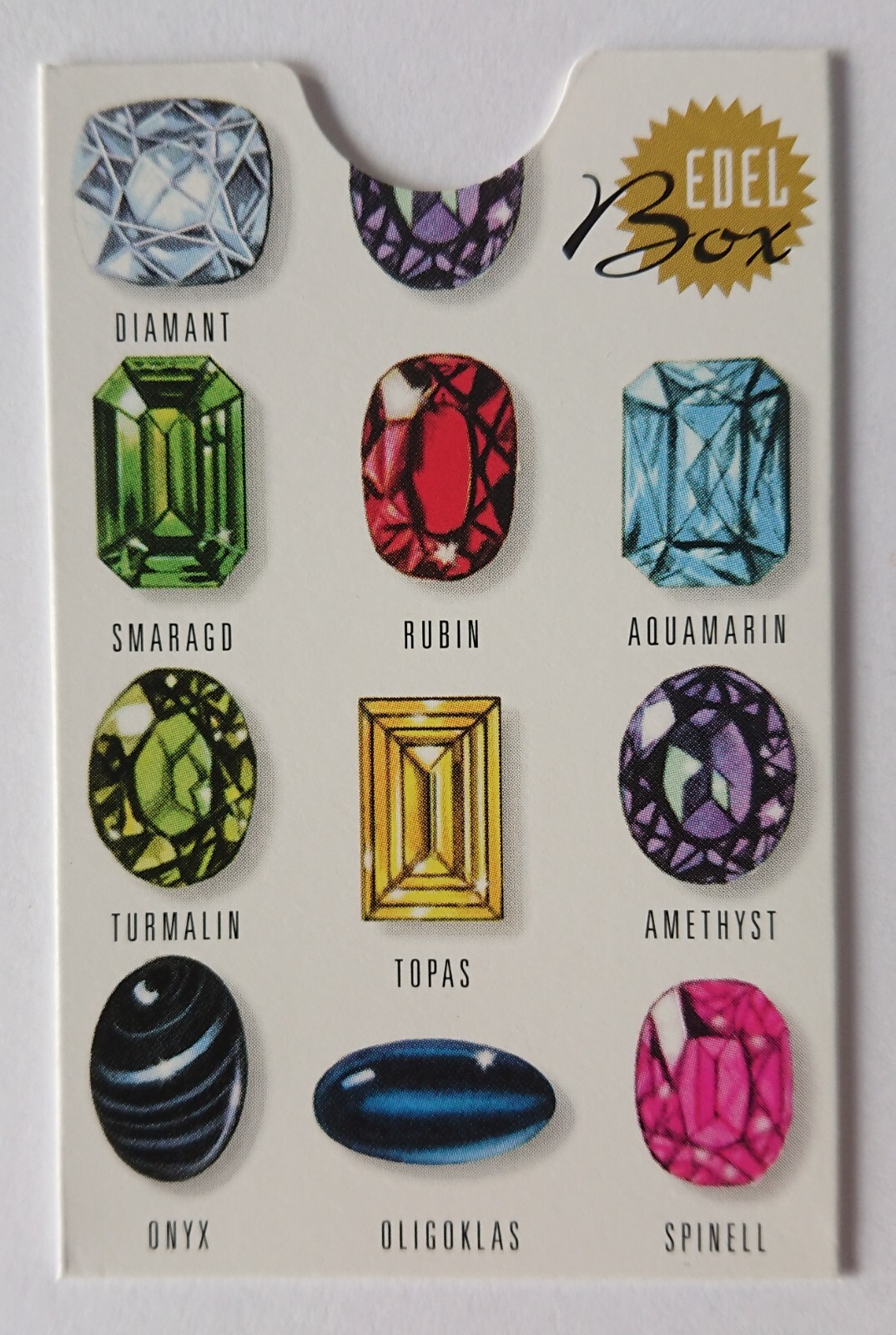 Card Holder Cardbox Phone Card Bank Card Noble Box Ruby Diamond Emerald