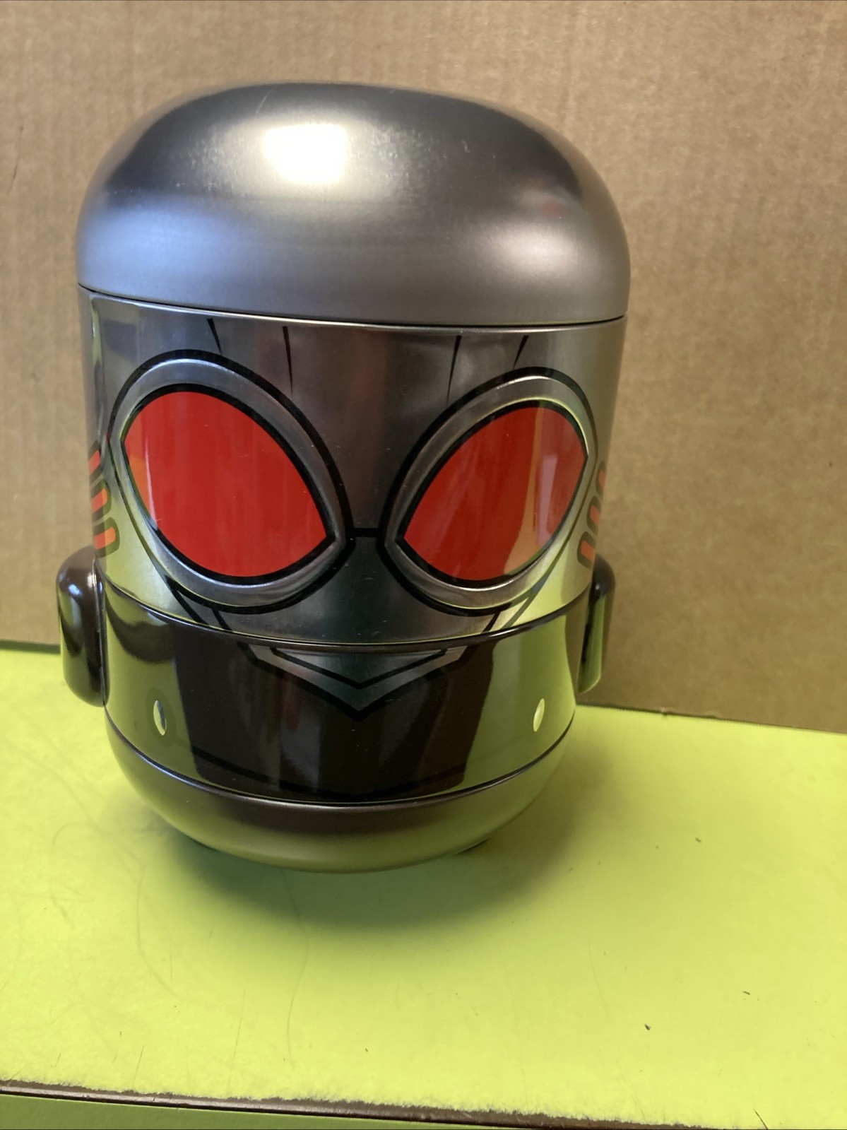 New Aquaman 2 BLACK MANTA Collectible Metal Popcorn Bucket Regal Exclusive