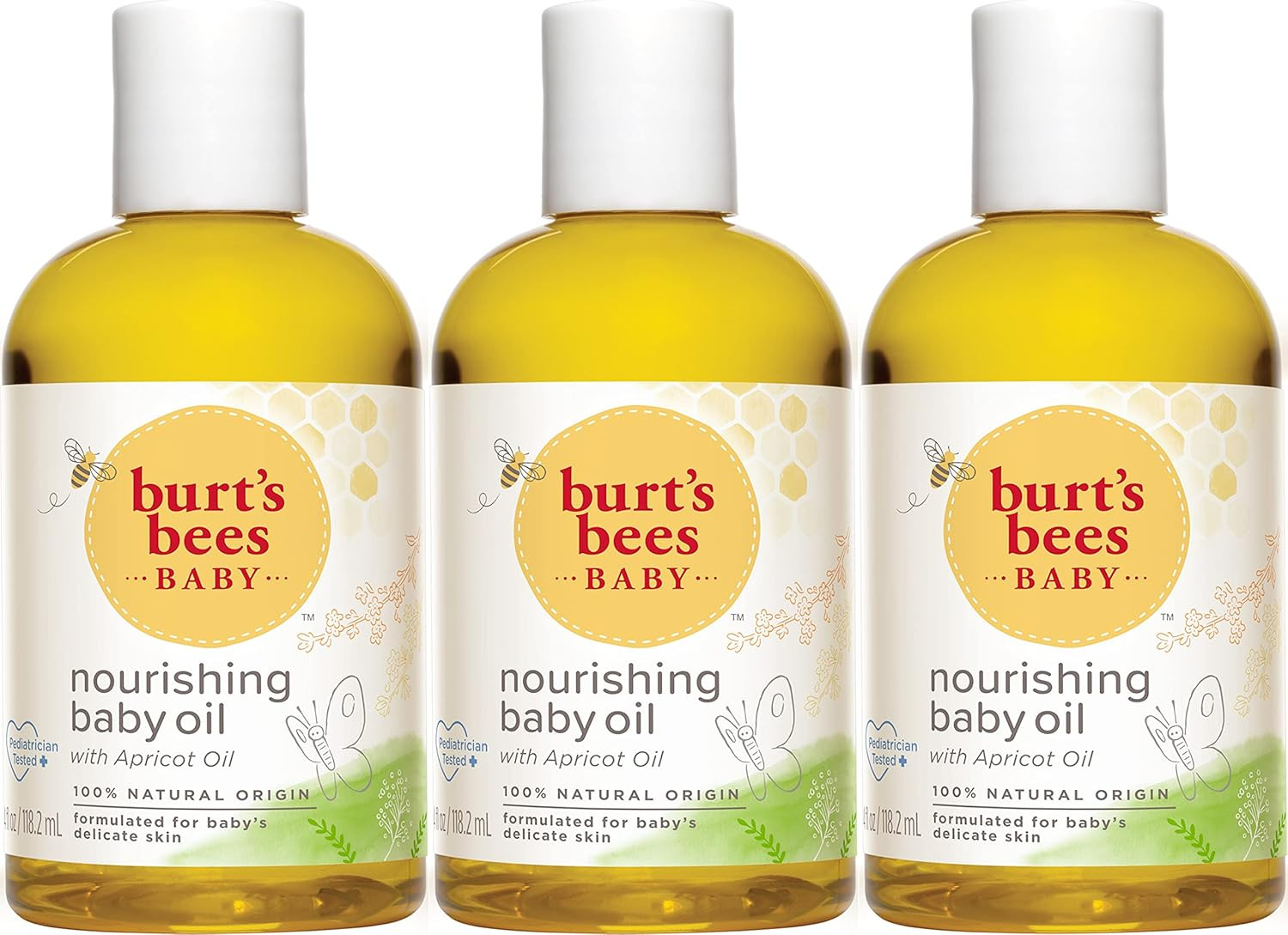 Burt'S Bees Baby Nourishing Baby Oil, 100% Natural Origin Baby Skin Care - 5 Oun