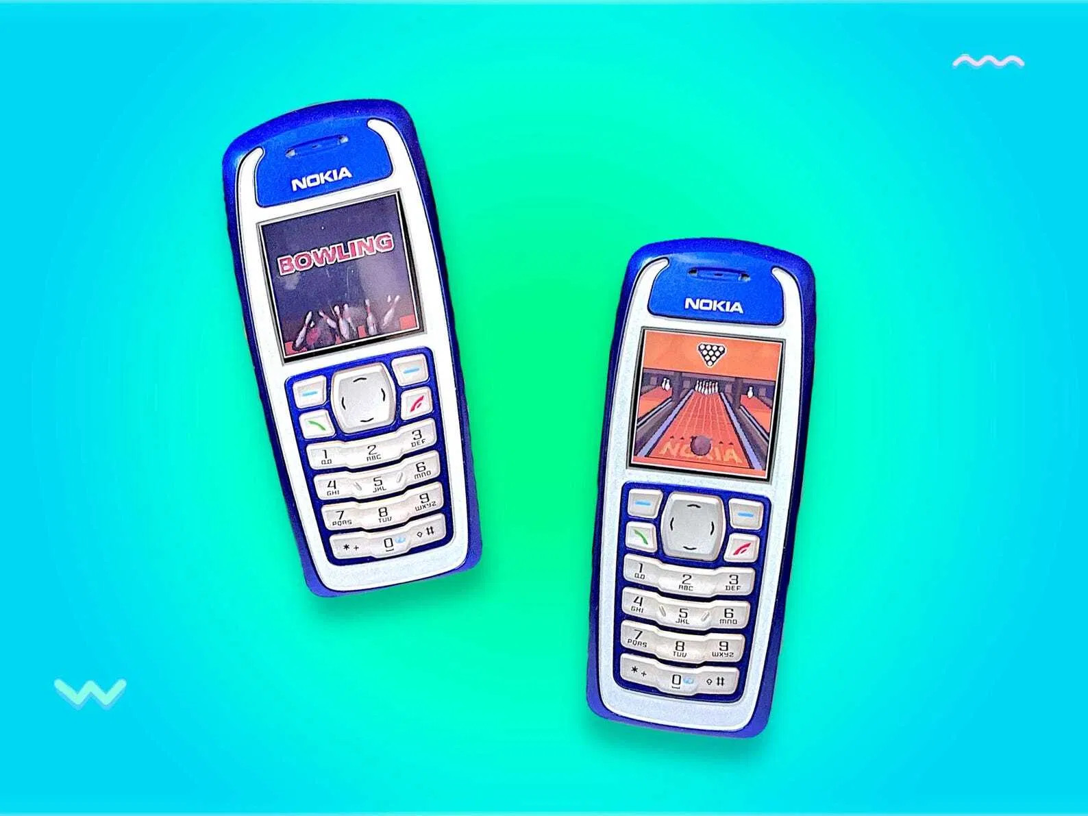 Vintage Y2K Nokia Mobile Cell phone.Works.