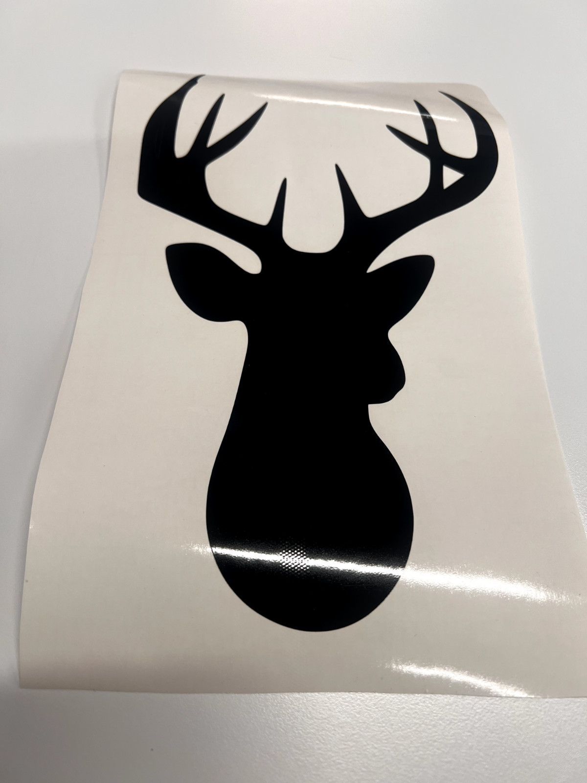 Vinyl Decal Sticker Waterproof Car Window Laptop Wall Graphic BLACK BUCK HEAD