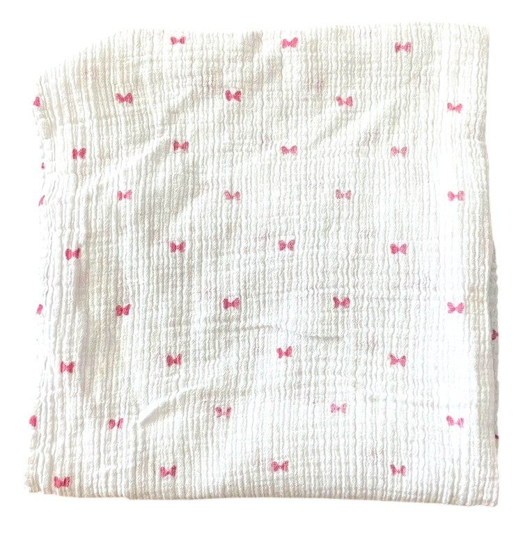 Aden + Anais Disney Baby Minnie Mouse Bow Muslin Cotton Swaddle 38x38 Blanket