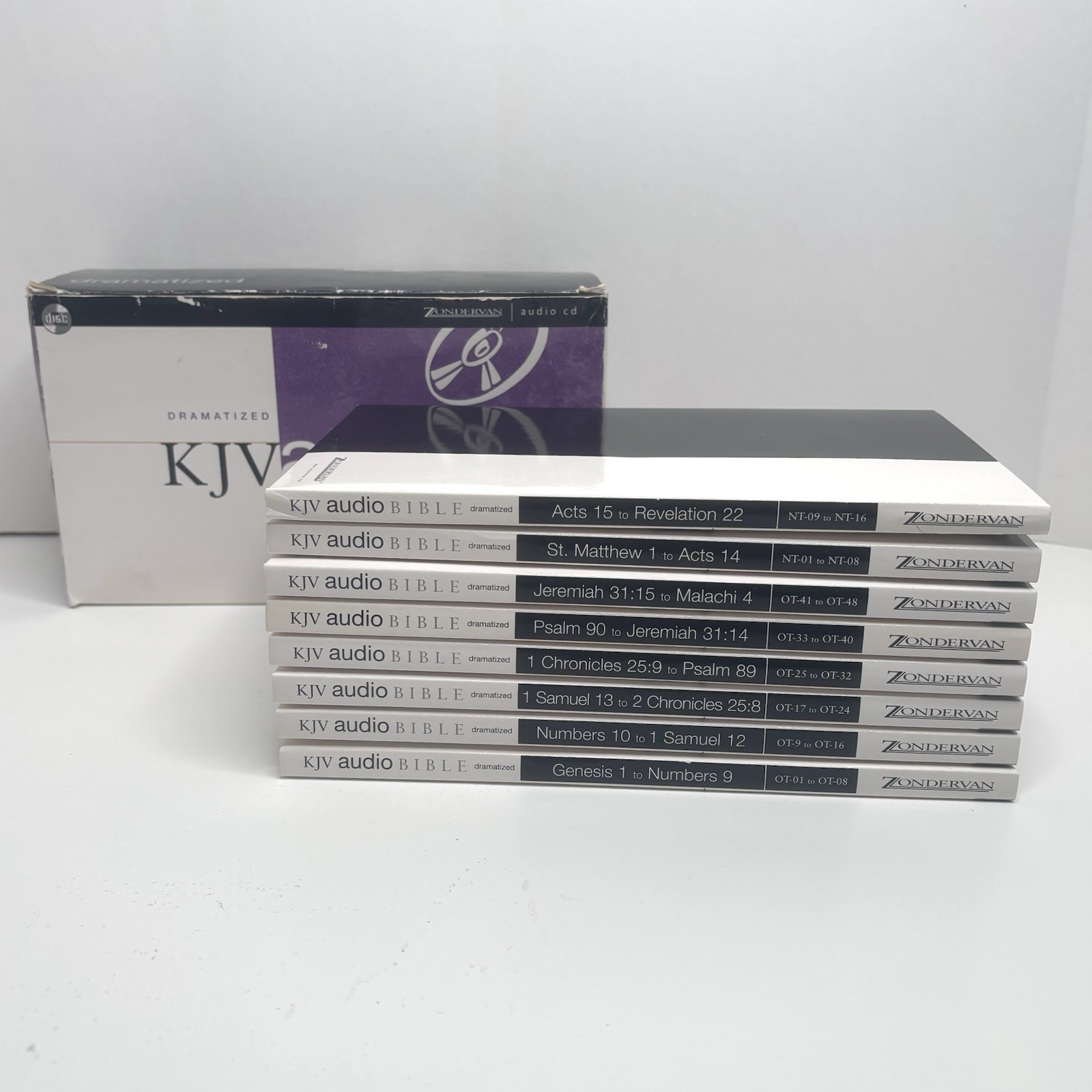 Zondervan KJV Dramatized Audio Bible 64 CD Complete Box Set - Clean Discs
