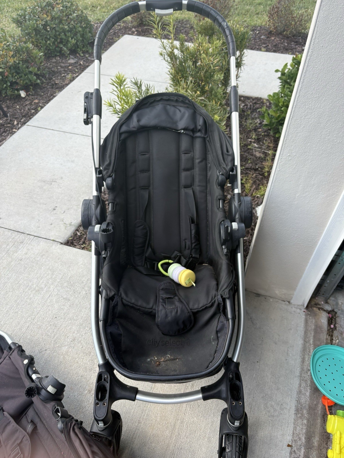 Baby Jogger City Select Stroller Seat Black Folding Adjustable Back Rest Harness