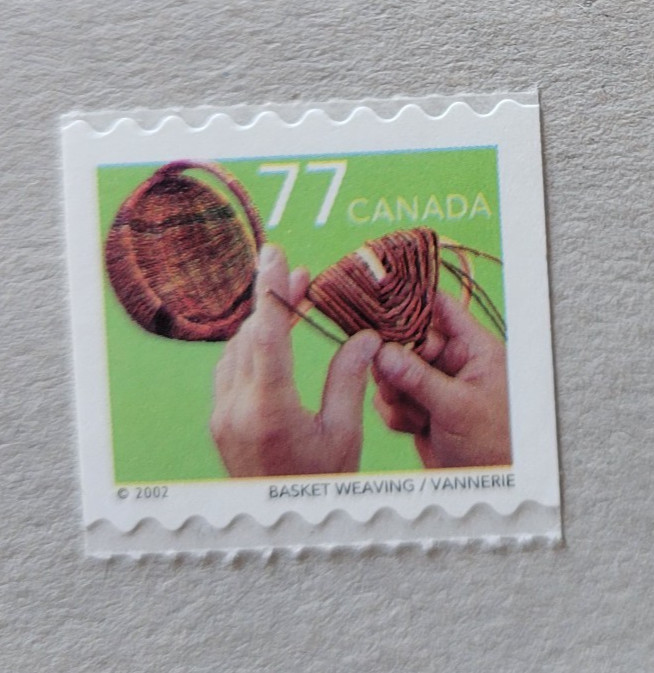 canada stamp #1929 - Basket weaving (2002) 77¢ MNH OG