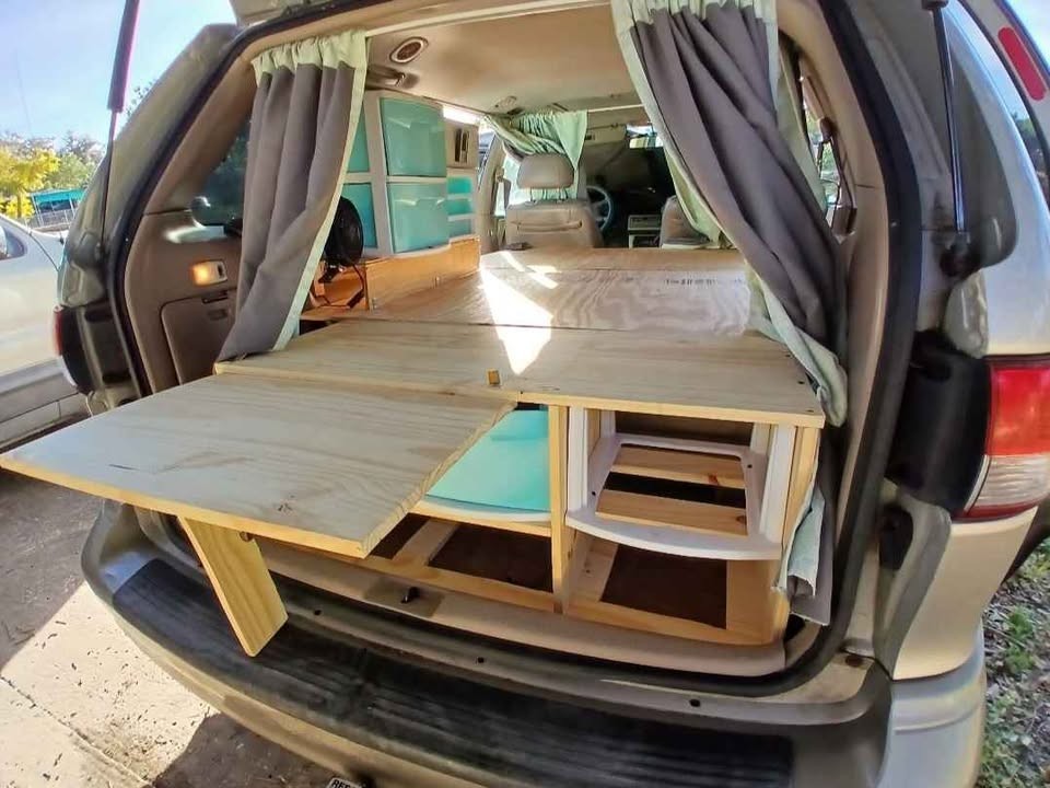 Camper Van Conversion Kit For Vanlife In A Minivan Camper