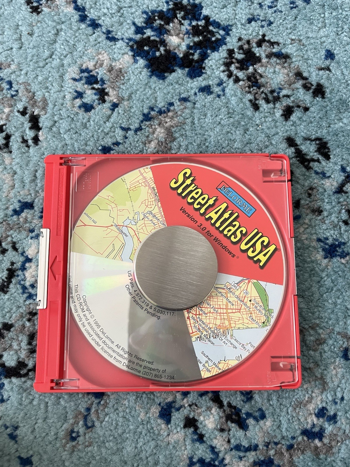 1996 DeLorme Street Atlas USA Version 3.0 for Windows 95 CD-ROM Disk Only VTG