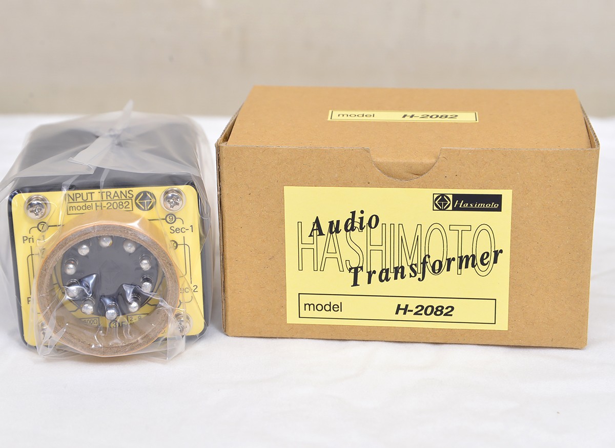 Hashimoto H-2082 Input Transformer 600Ω 6H Inductance Unused