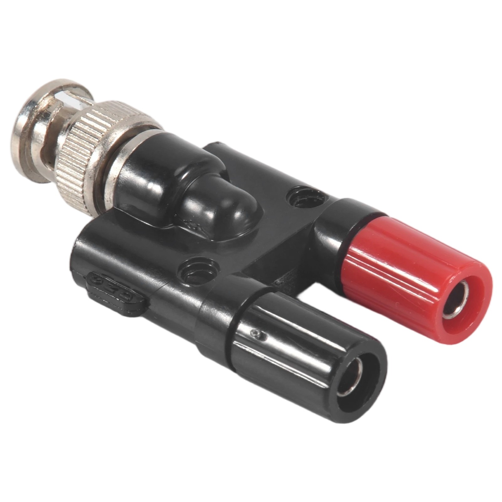 BNC Plug 4mm Banana Plug Splitter Connector BNC Male Plug to 2 x 4mm Banana6291