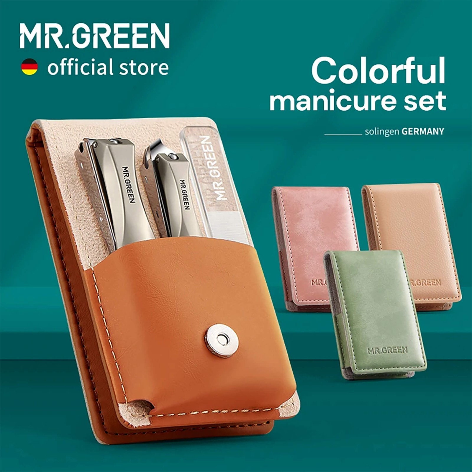 MR.GREEN 3-in-1 Stainless Manicure Grooming Kit