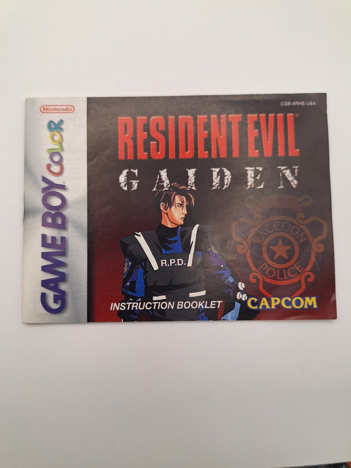 *NO GAME* Resident Evil Gaiden (Game Boy Color GBC, 2002) Authentic Manual ONLY