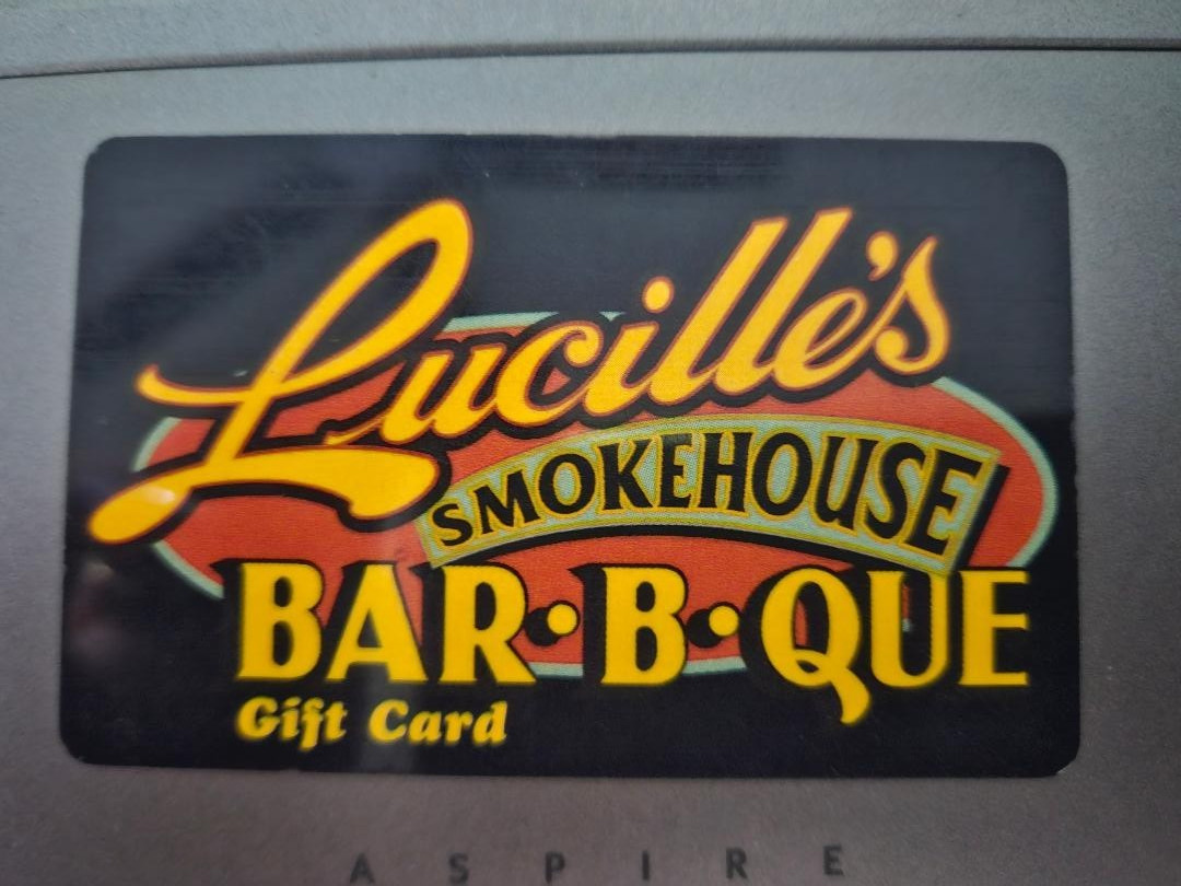 Lucille's Smokehouse Barb-B-Que Gift Card $25.26 Balance ~ Amount Verified ~