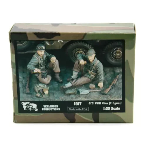 Verlinden - The Lunch, U.S.A. Soldiers II G.M. (2 Fig.) 1:35 (1917) Modeling