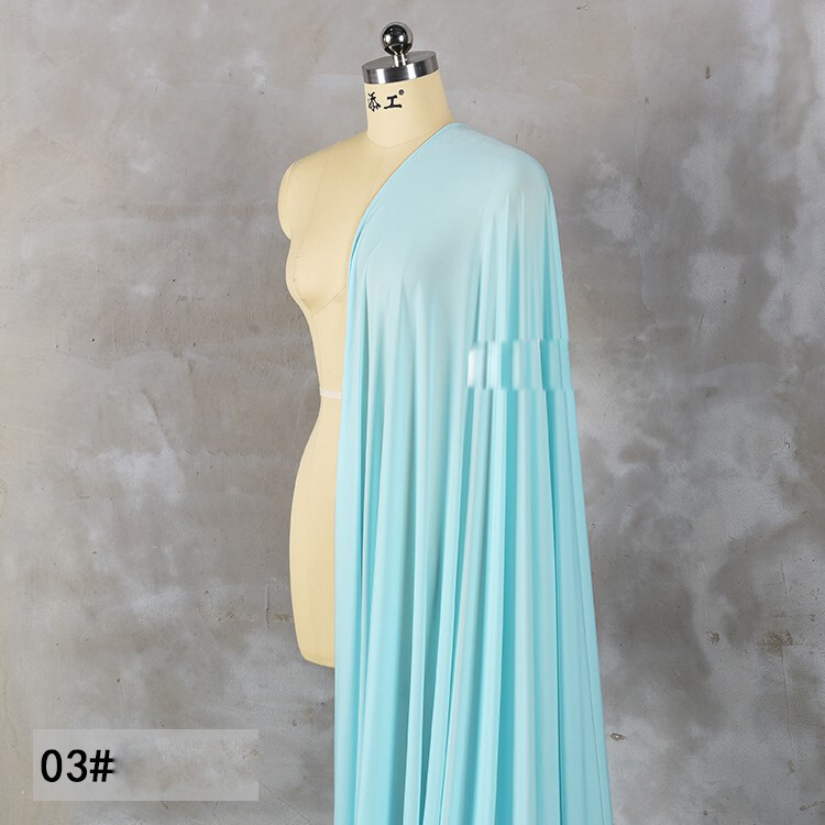 Polyester Spandex Fabric Silky Breathable Sportswear Dancewear Cloth Material