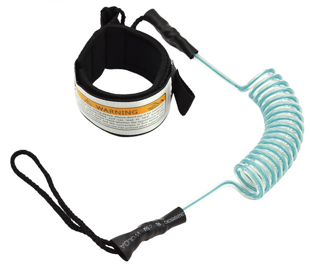 Surfing safety leash Surfboard lanyard Safety TPU leash Surfboarding accessories