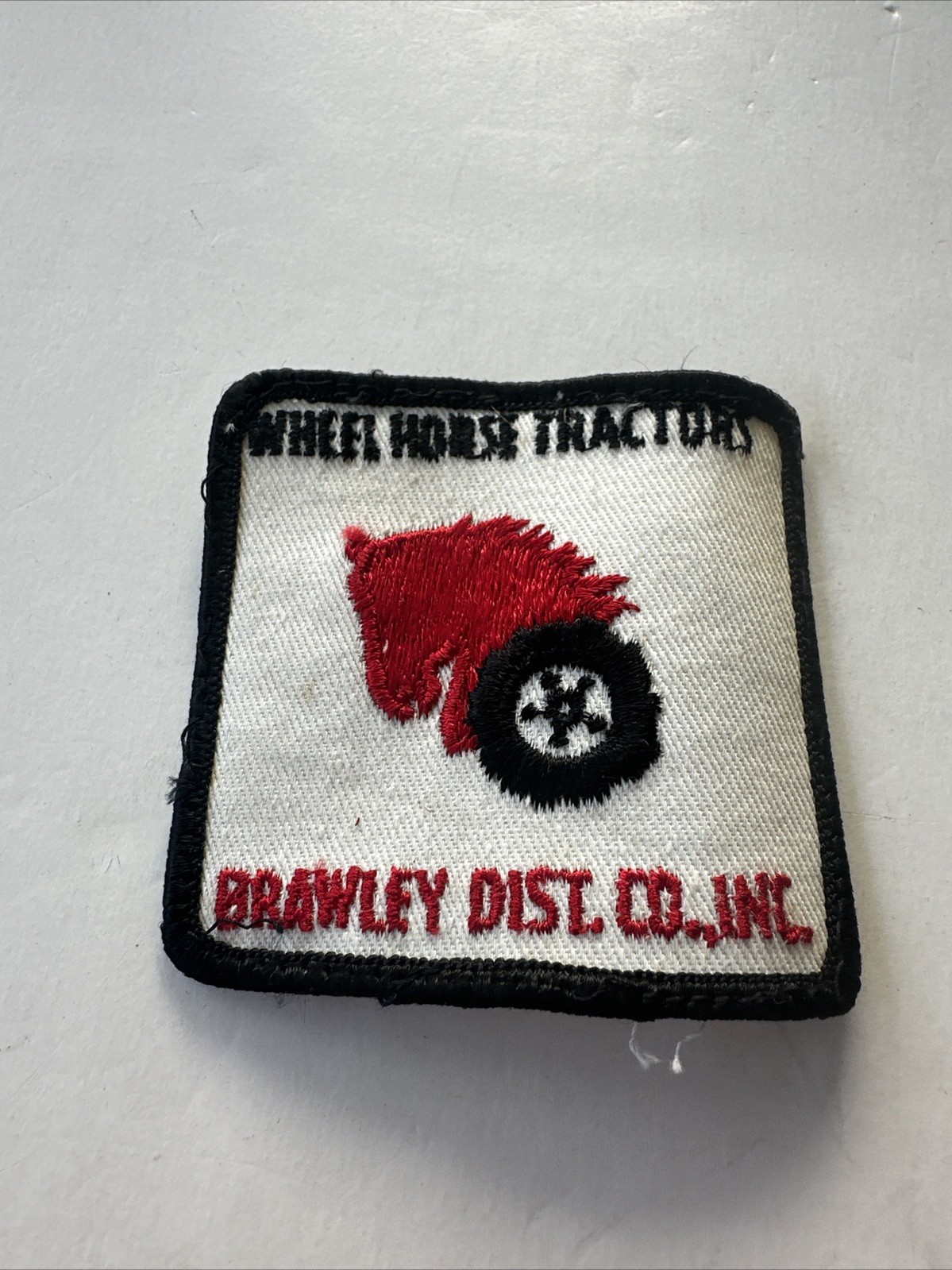 Wheel Horse Emblem Iron On Patch Garden Yard Lawn Tractor Mower Brawley Dist. Co