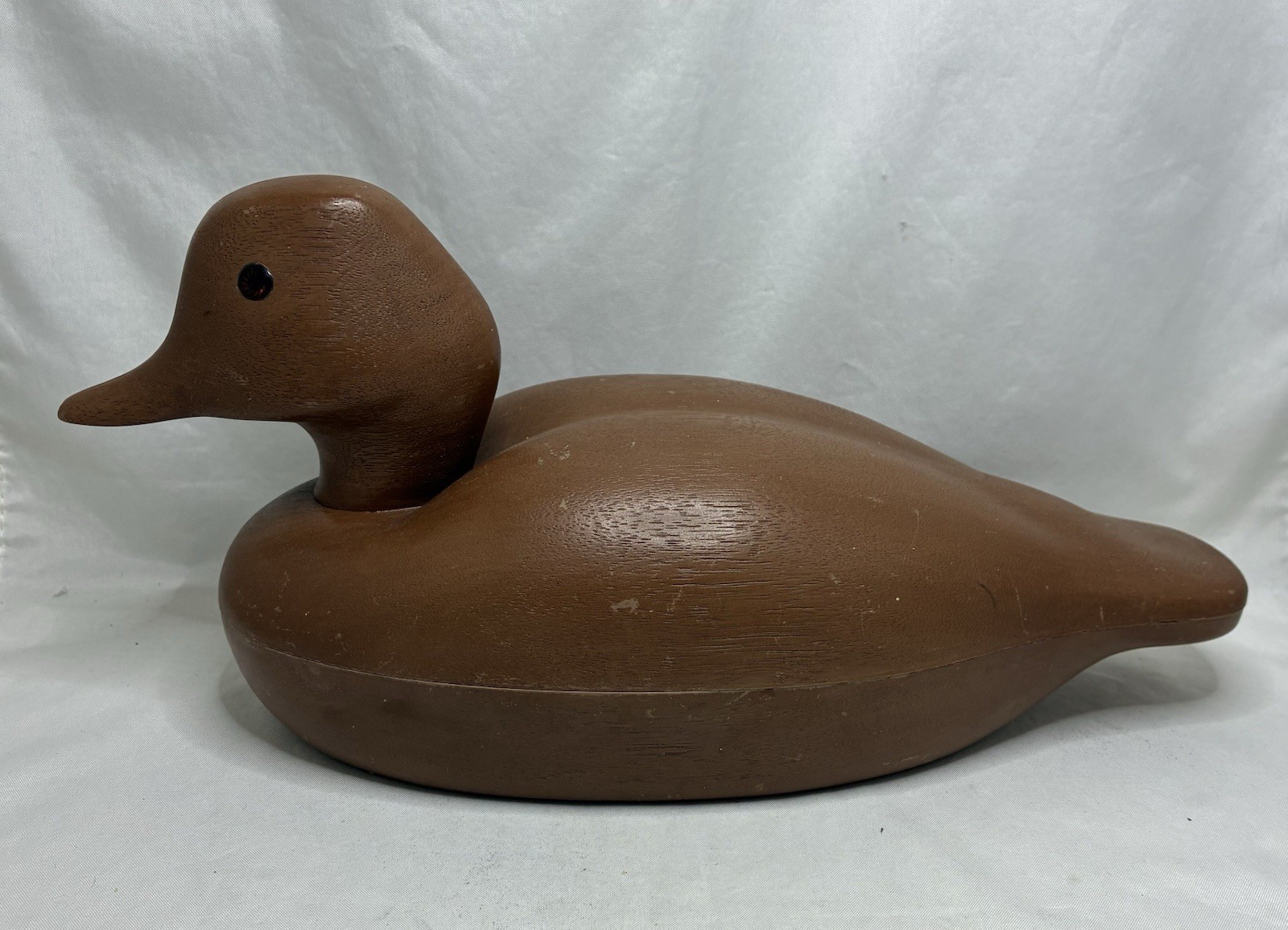 Vintage 70's AVON Brown Duck Trinket Jewelry Box, 10" x 5”