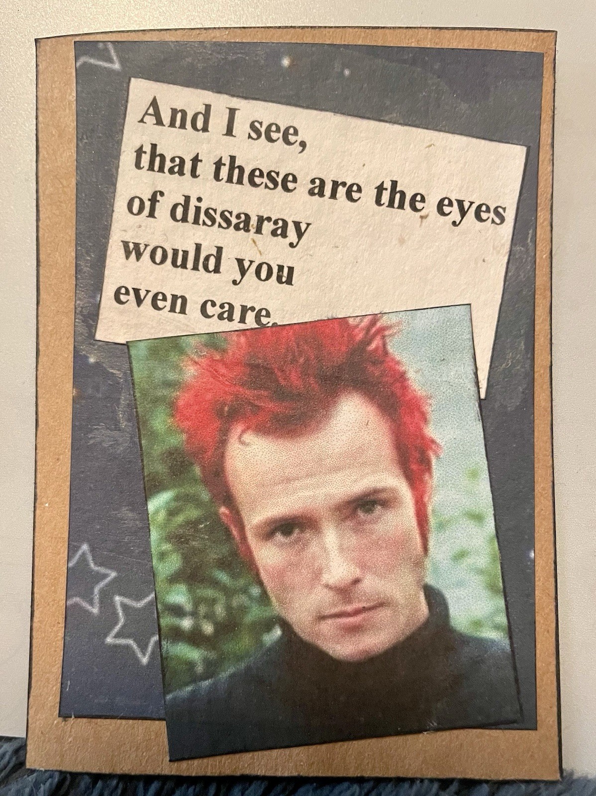 “Eyes Of Disarray” Original ACEO Mini Collage