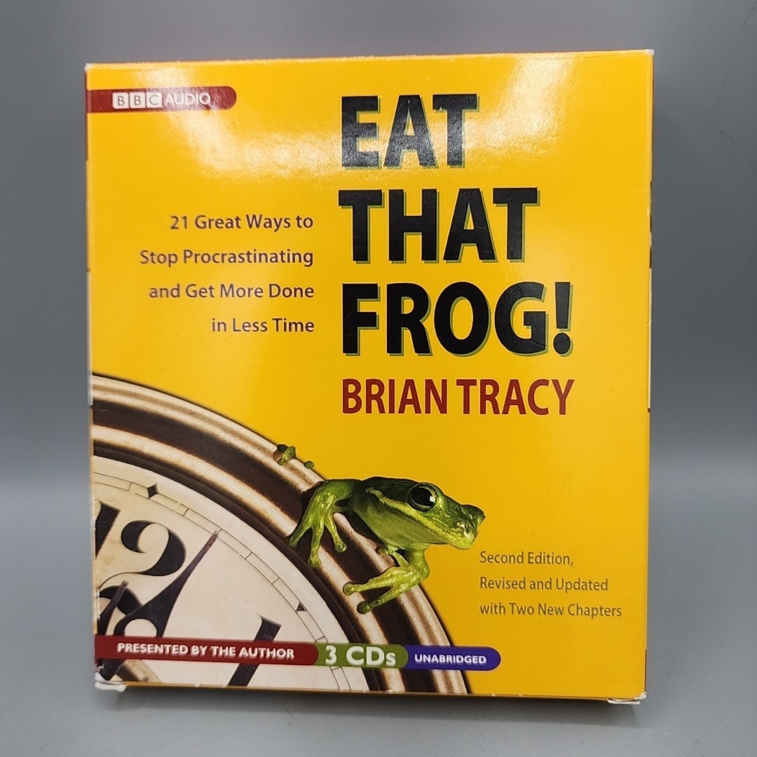 Eat That Frog Self Help BBC Audio  Brian Tracy 2nd Edition Unabridged 3 CDs