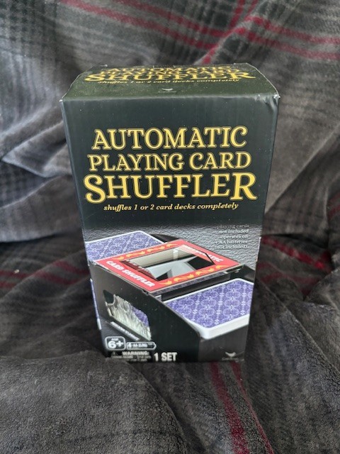 Automatic Machine Operated Playing Card Shuffler for 1-2 Deck (New in Box)