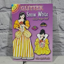 Glitter Snow White Sticker Paper Doll Miller, Eileen
