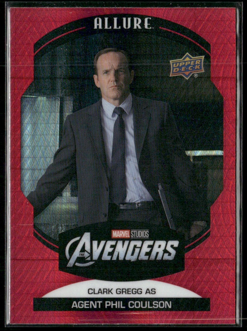 2022 Upper Deck Marvel Allure Red Prizm #16 - Clark Gregg as Agent Phil Coulsen