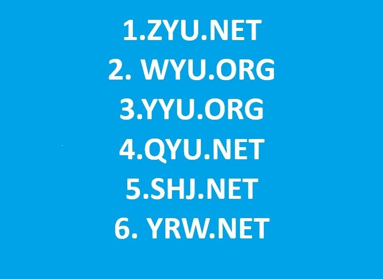 6 Premium 3 Letter Domain Names For Sale!