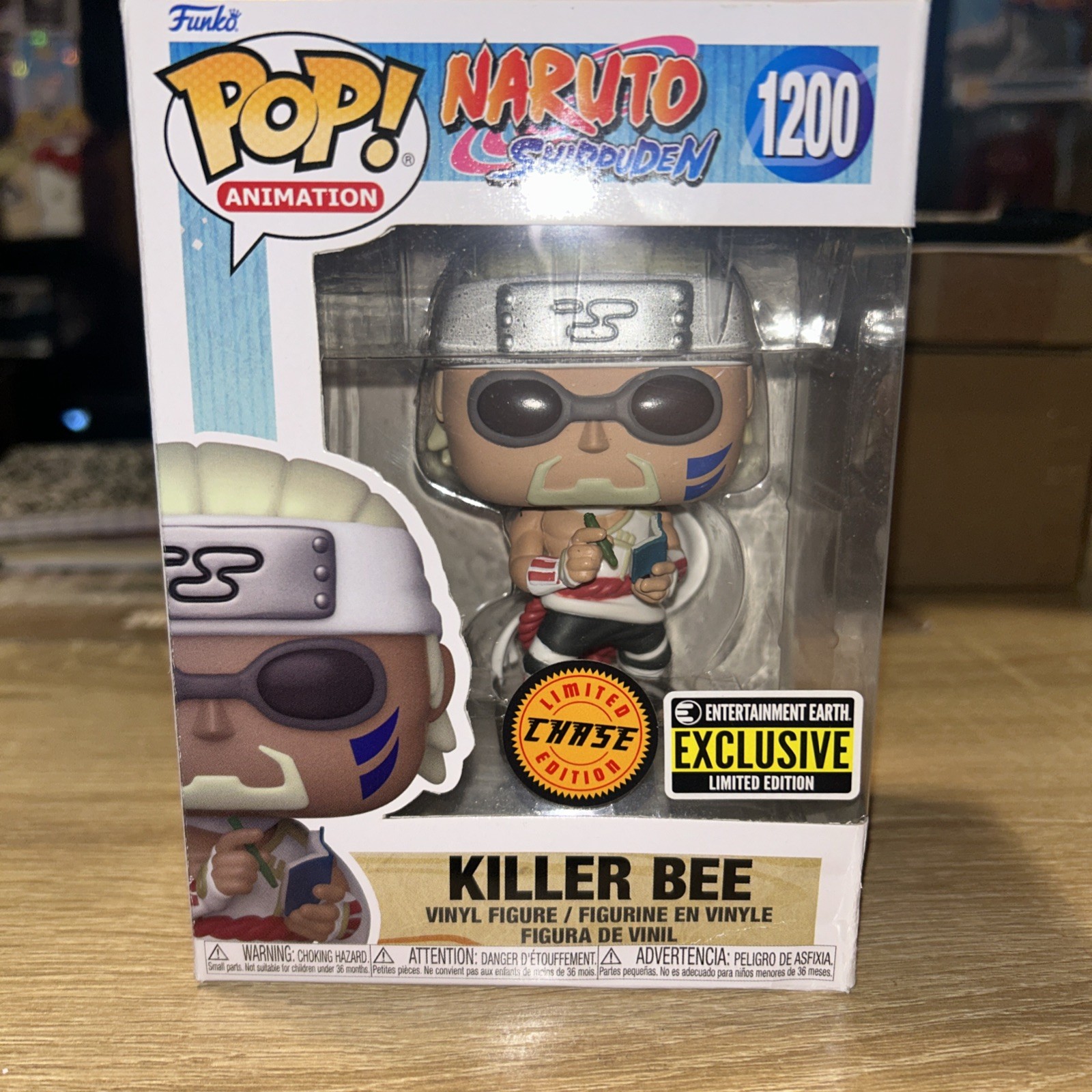 Naruto Shippuden Killer Bee Limited Edition Chase Funko Pop #1200