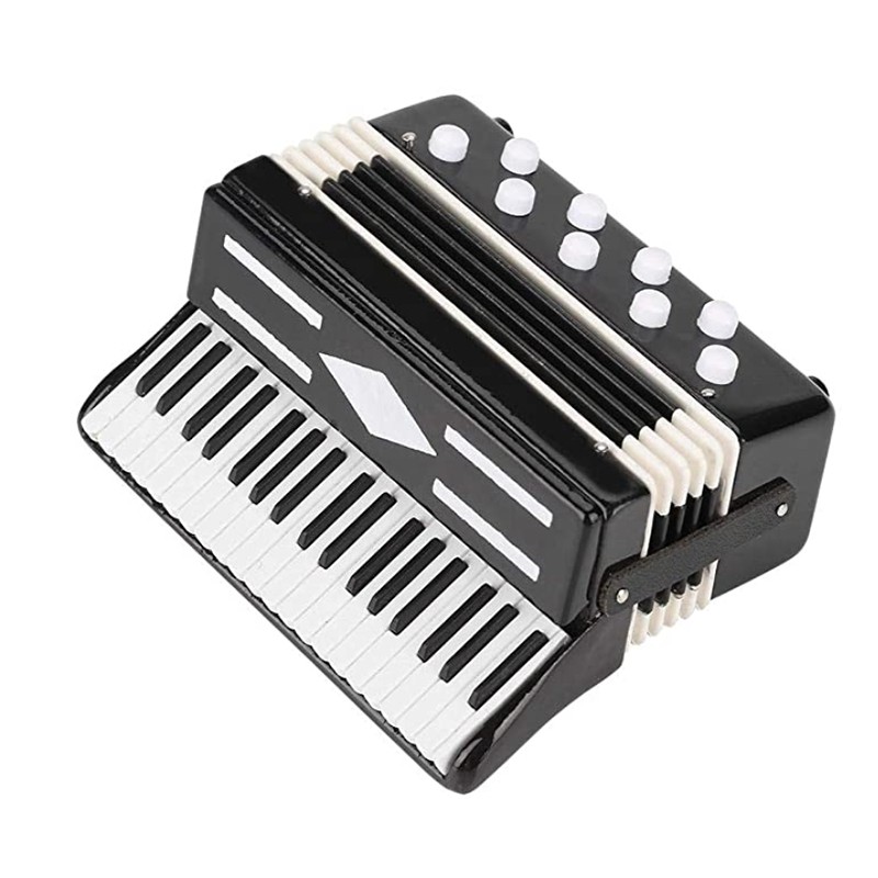 Miniature Accordion  Musical Instrument Accordion Exquisite Musical8056