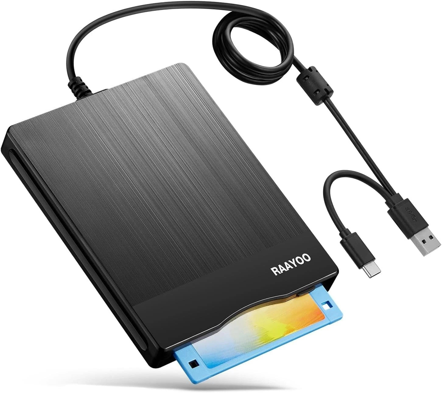 Floppy Disk Reader – 3.5-Inch USB External Floppy Disk Drive