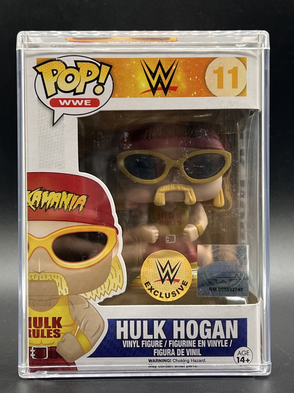 Hulk Hogan Rare Yellow Shirt WWE Exclusive #11 Funko POP!