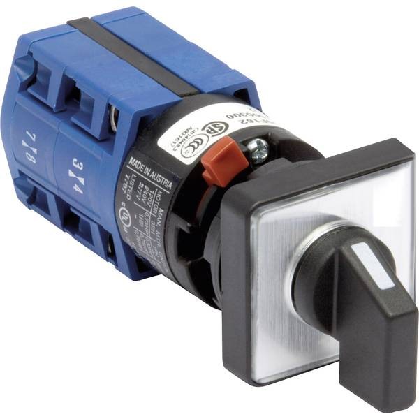 Kraus & Naimer CG4.A212.FS2.F085 Disconnector 10A 2 x 60° Grey, Black 1pc