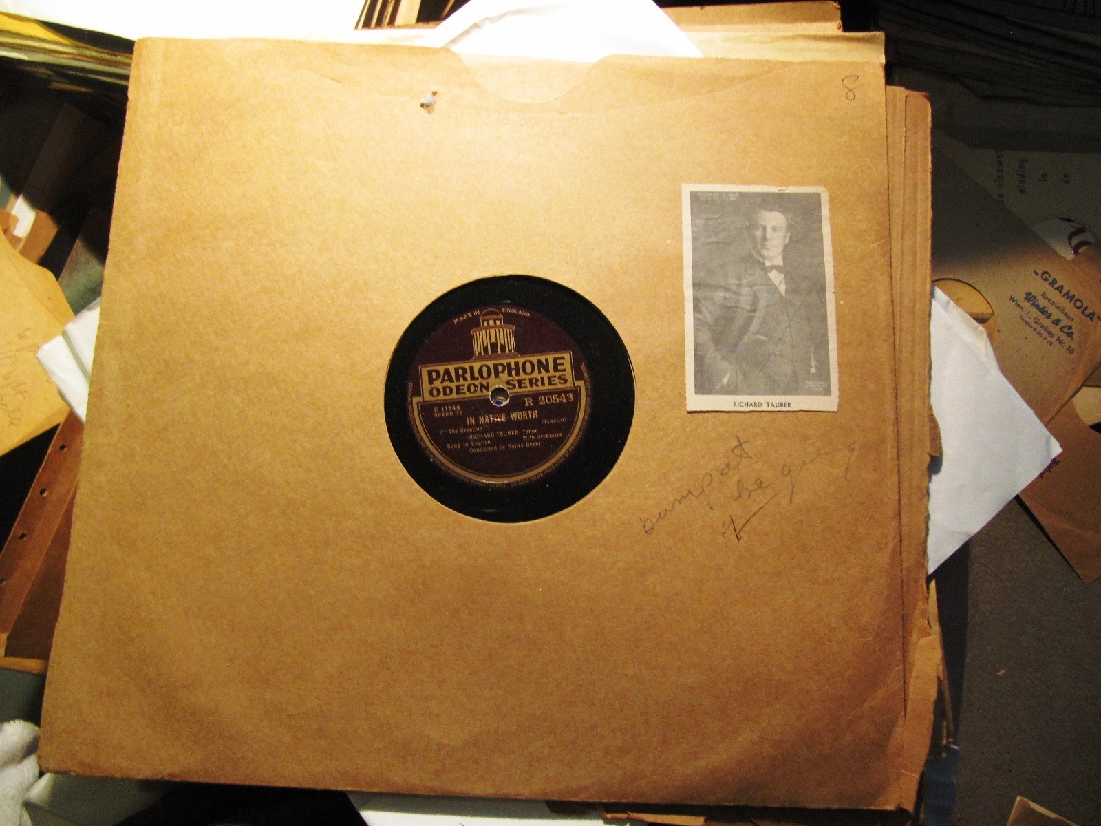 RICHARD TAUBER JOSEPH Ma Patrie Mein Vaterland/ Haydn CREATION In Native Worth