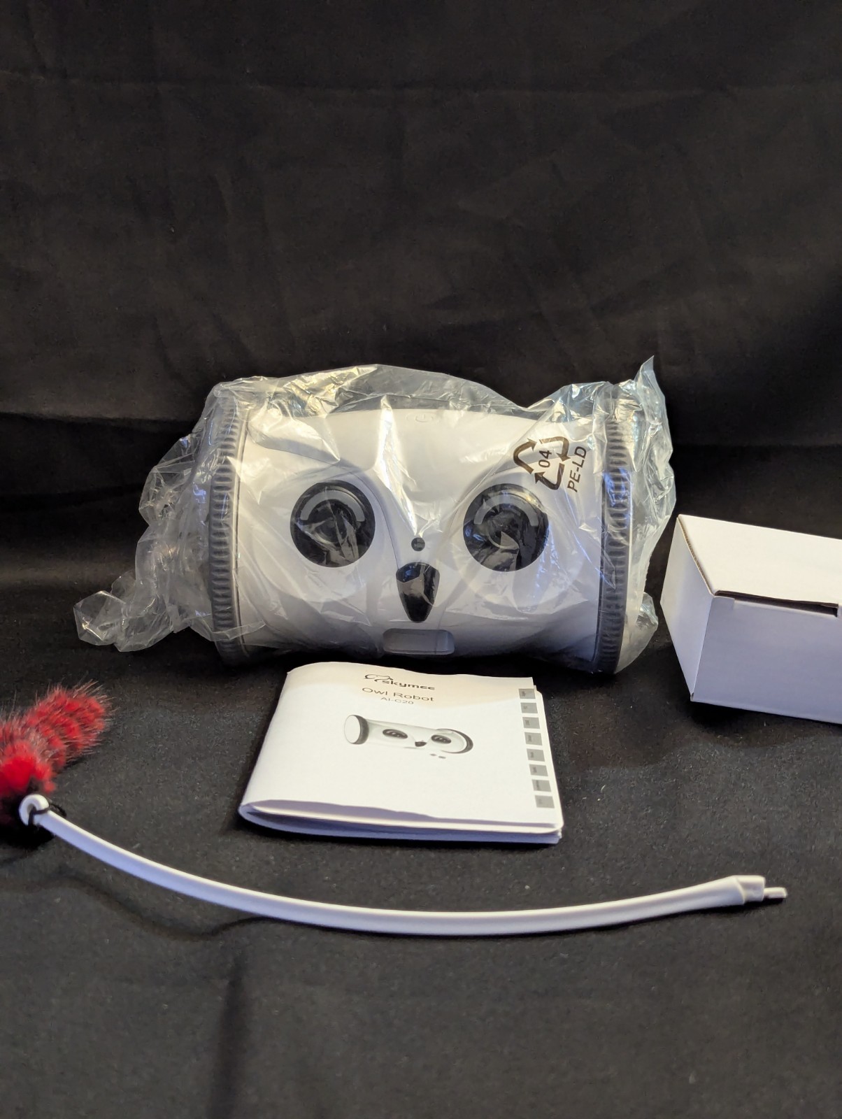 SKYMEE Owl Robot Pet Cam+ Food/Treat Dispenser Interactive Feeding 2 Way Audio